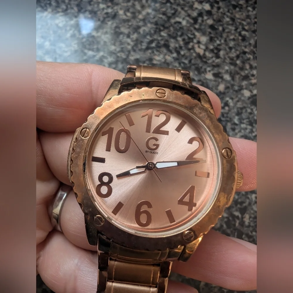Guess Rose Gold Watch with Rose Gold Dial